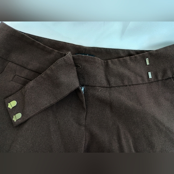 2/$30 STOOSH Classic Brown Bermuda Summer Dressy Shorts (#1,414) - Picture 3 of 6